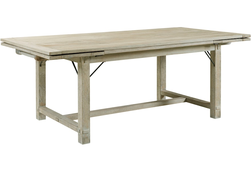 Kincaid Furniture Trails Winston Refectory Trestle Table With Two
