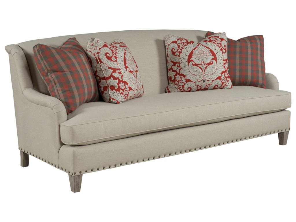 Kincaid Furniture Tuesday Sofa With Nail Head Trim