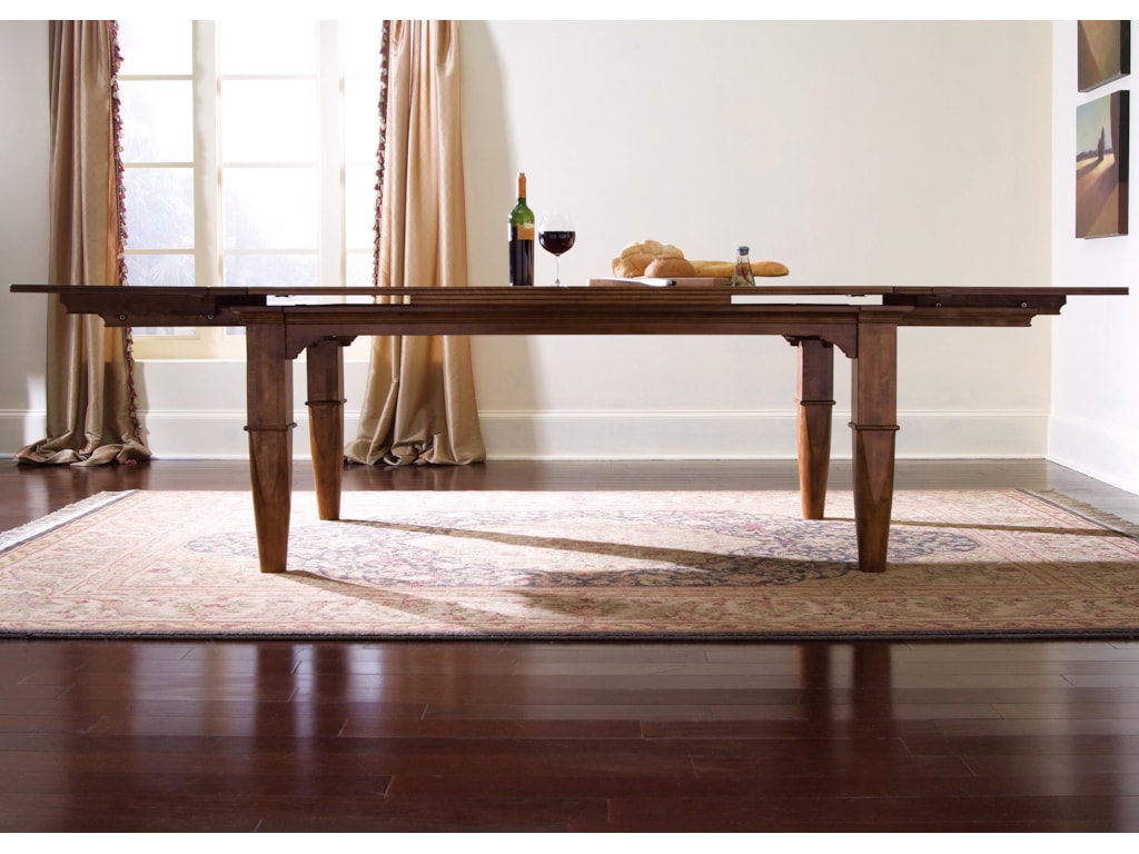 Kincaid Furniture Tuscano 96 054v Refectory Leg Table Becker Kincaid Furniture Tuscanorefectory Leg Table