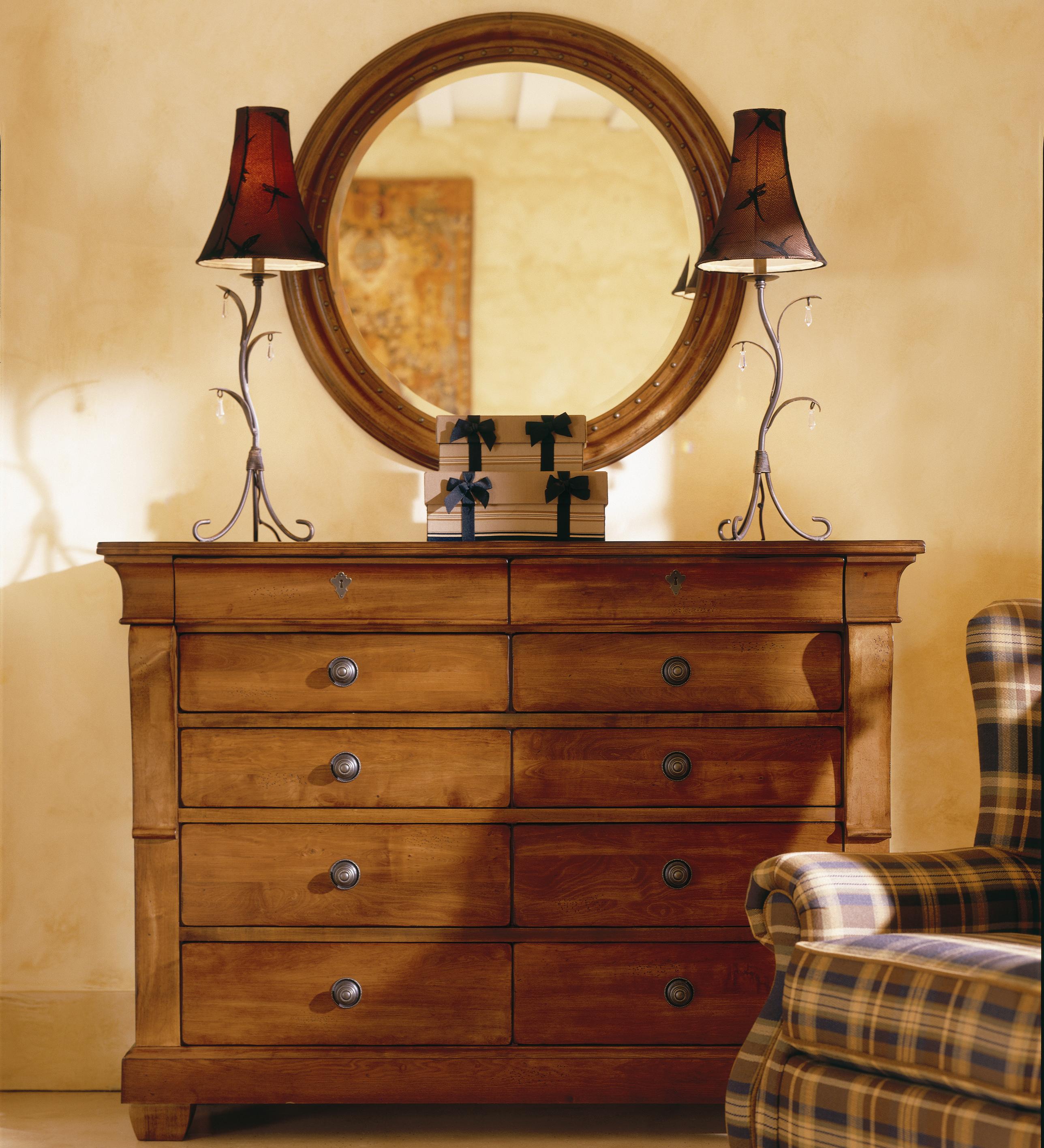 Tuscano Drawer Dresser Mirror