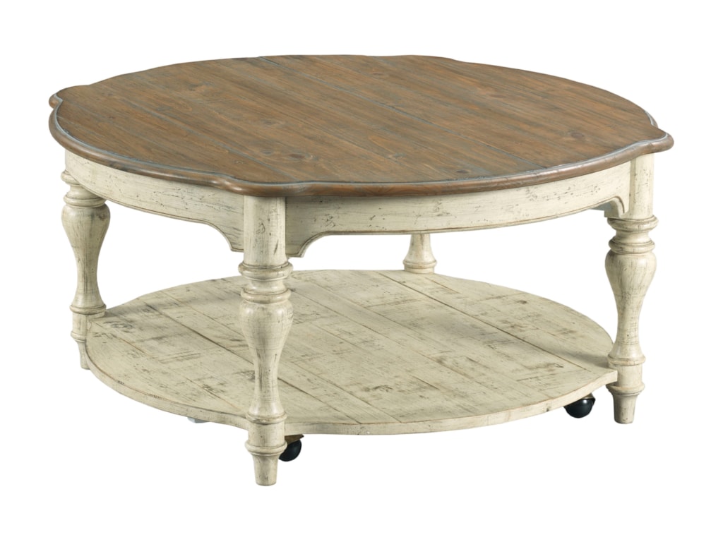 Kincaid Furniture WeatherfordBolton Round Cocktail Table