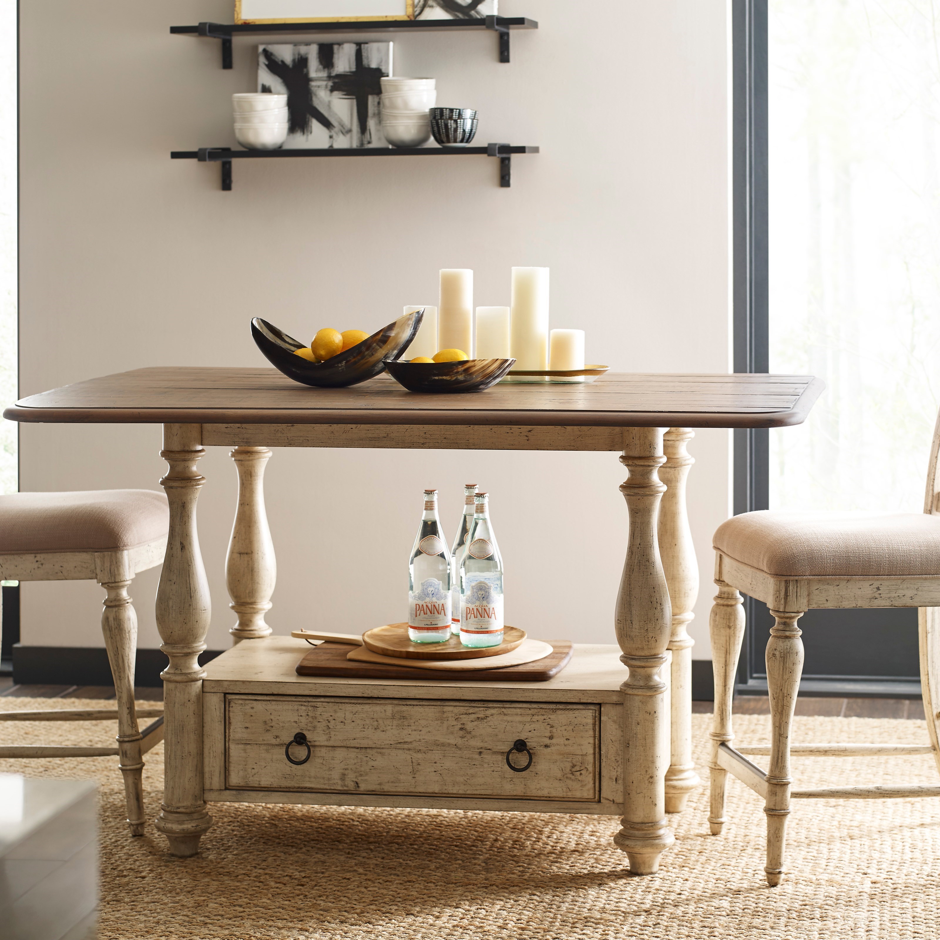 Kincaid Furniture Weatherford Kitchen Island Tall Gathering Table