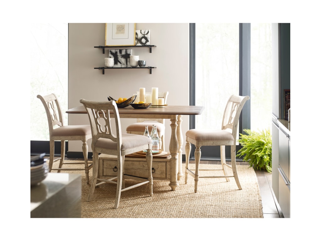 Kincaid Furniture Weatherford5-Piece Kitchen Island and Chair Set