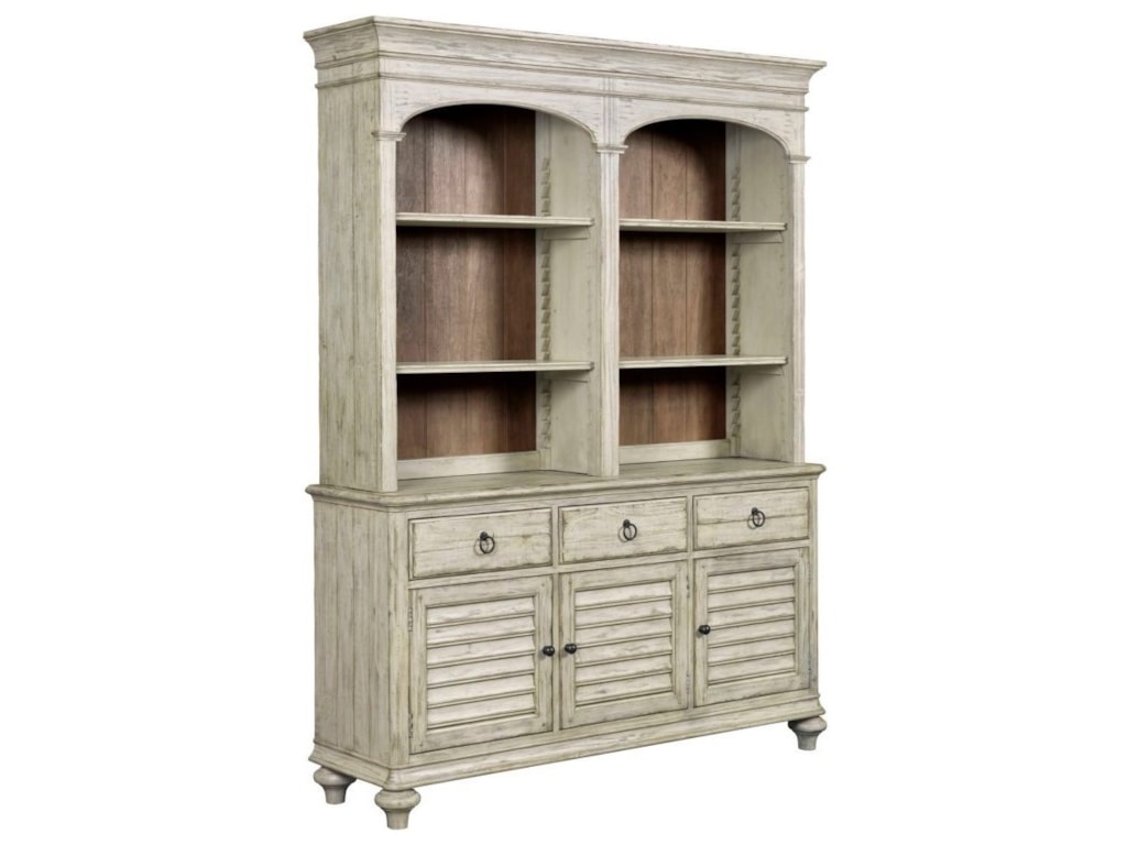 Kincaid Furniture Weatherford Hastings Open Hutch And Buffet With Kincaid Furniture Weatherfordhastings Open Hutch And Buffet