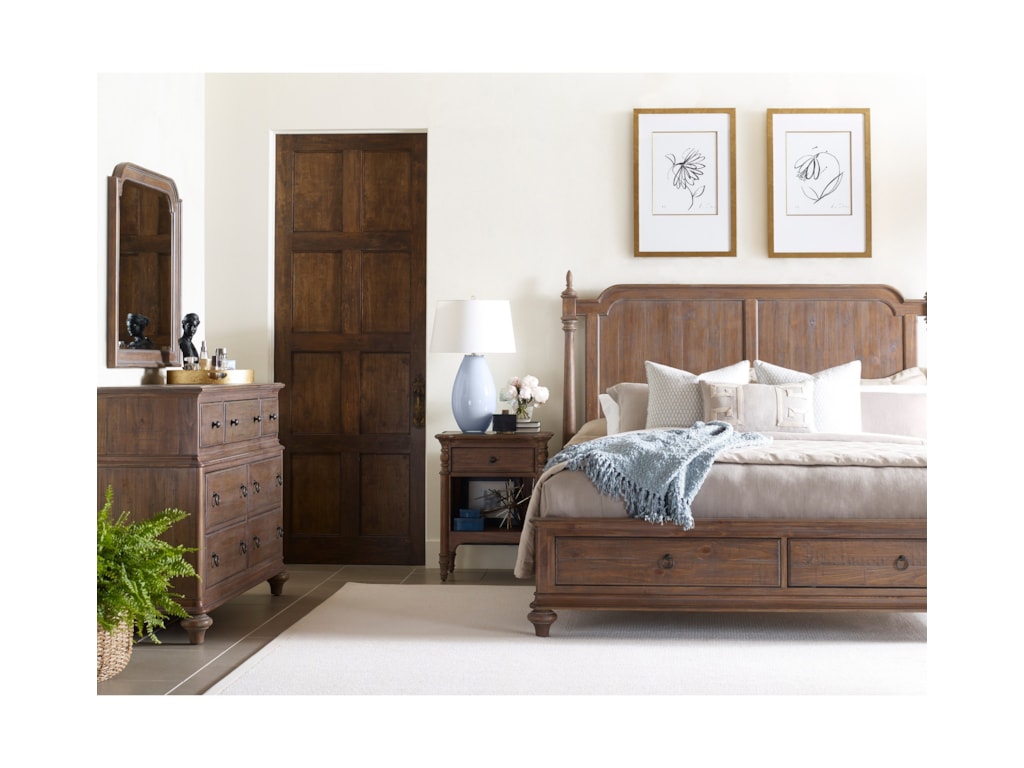Kincaid Furniture WeatherfordDresser and Mirror Combo