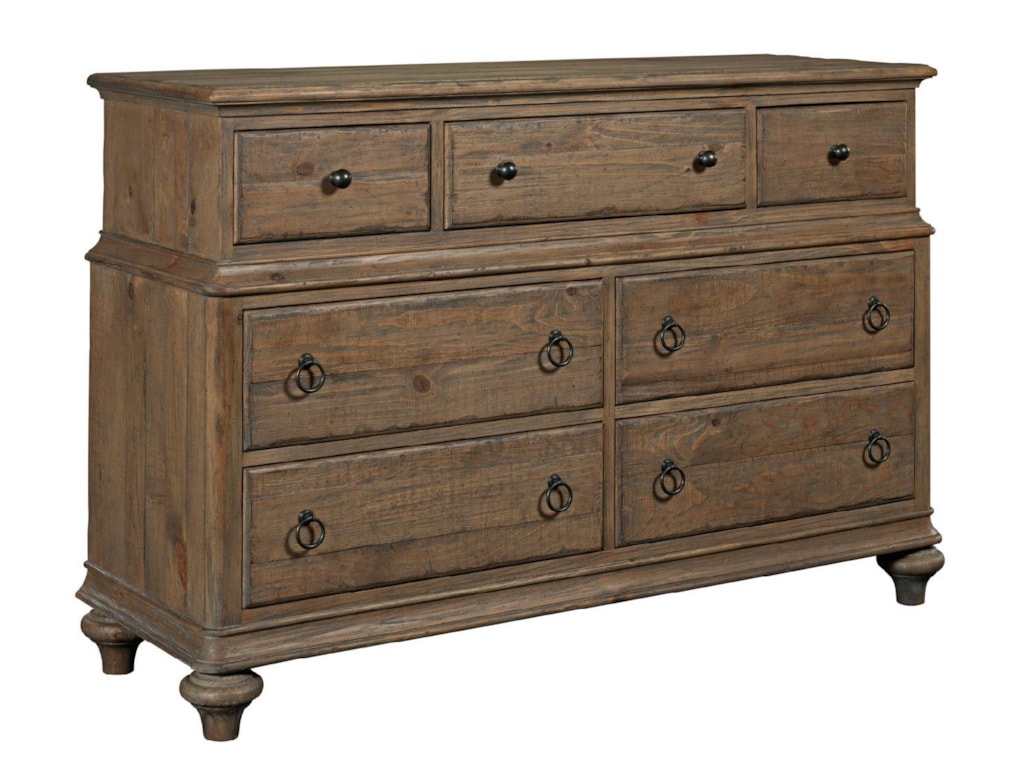 Kincaid Furniture Weatherford Wellington Drawer Dresser With 7