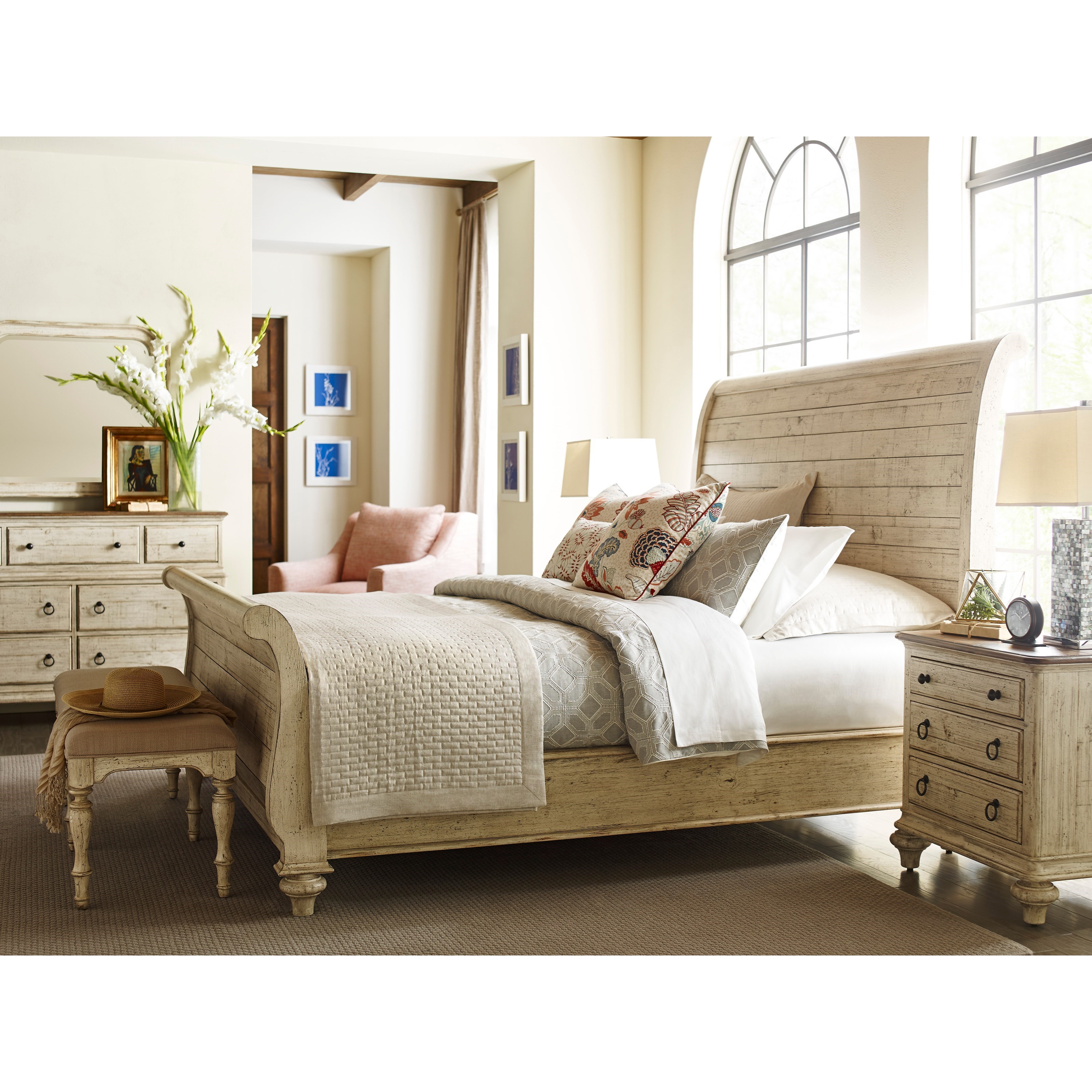 Kincaid Furniture Weatherford Queen Bedroom Group Becker