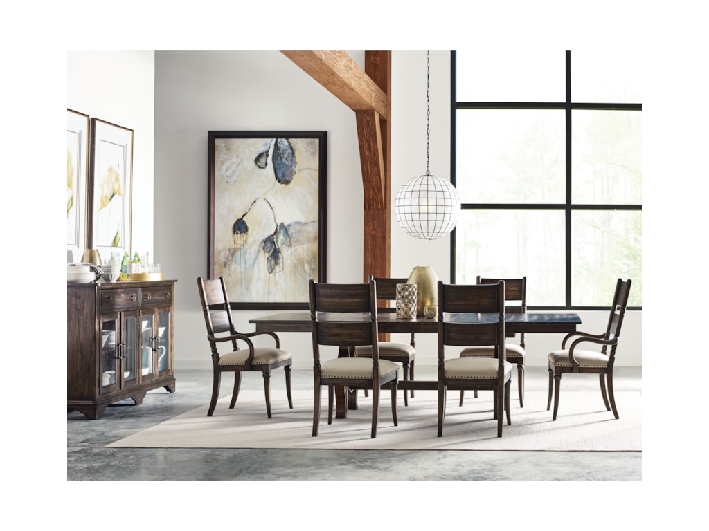 Kincaid Furniture Wildfire8 Pc Formal Dining Room Group