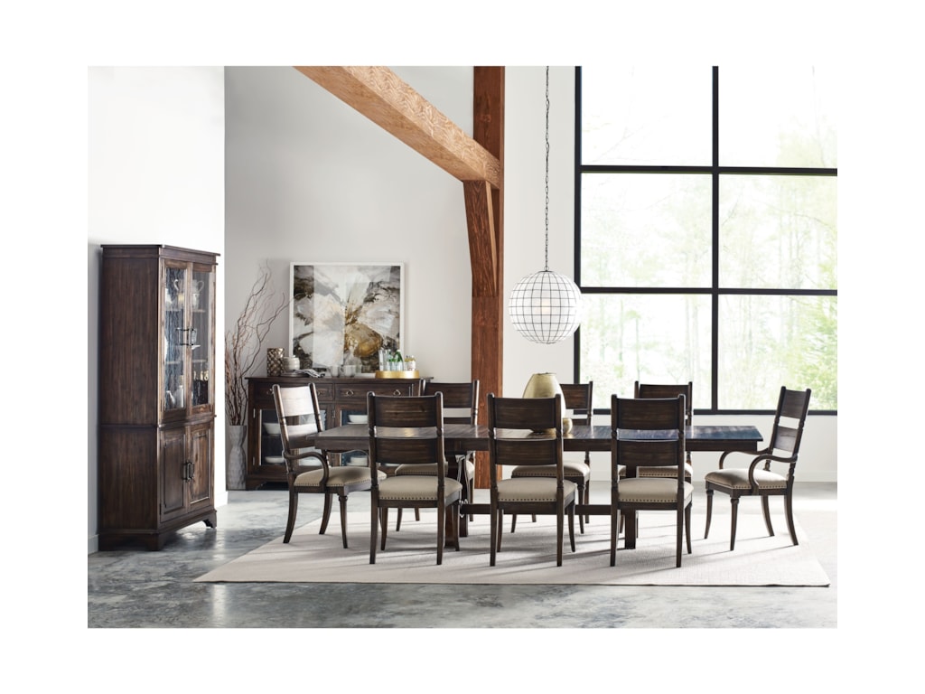 Kincaid Furniture Wildfire11 Pc Formal Dining Room Group