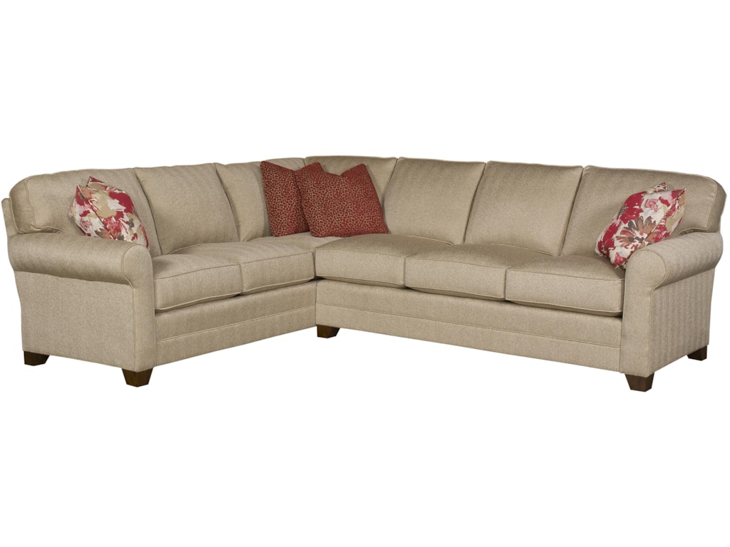 King Hickory Bentley 2 Piece Customizable Sectional Hudson S King Hickory Bentleycustomizable Sectional