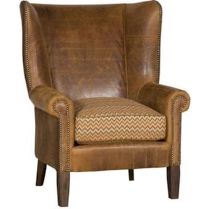 King Hickory Accent Chairs And Ottomans 281 Lf Sedgefield Wing Chair Hudson S Furniture Wing Chairs