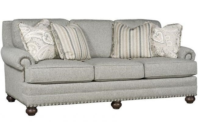 King Hickory Thomas 7700 Sofa With Nailhead Trim Hudson S King Hickory Tfa