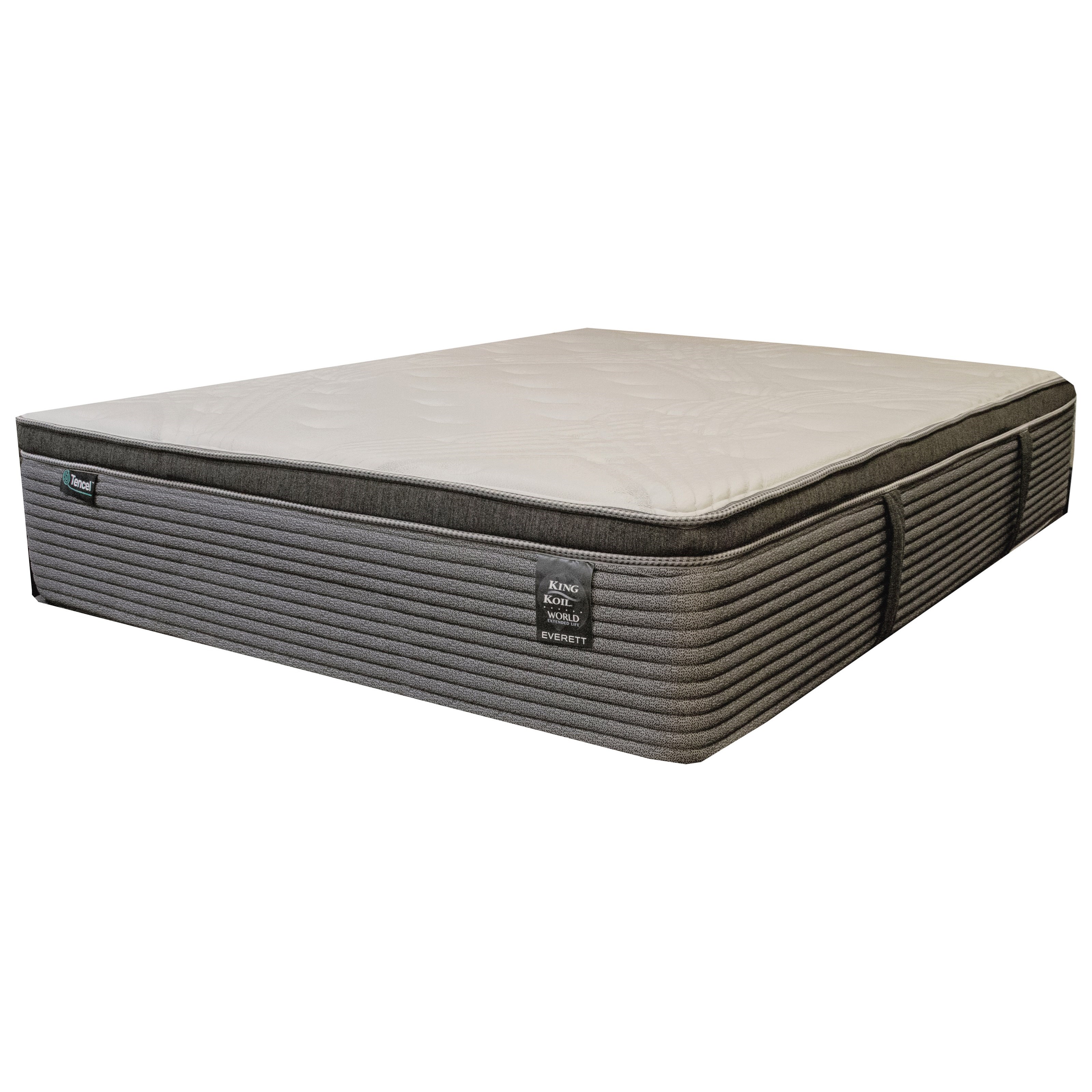 King Koil Everett Plush Euro Top Queen Pocketed Coil Mattress