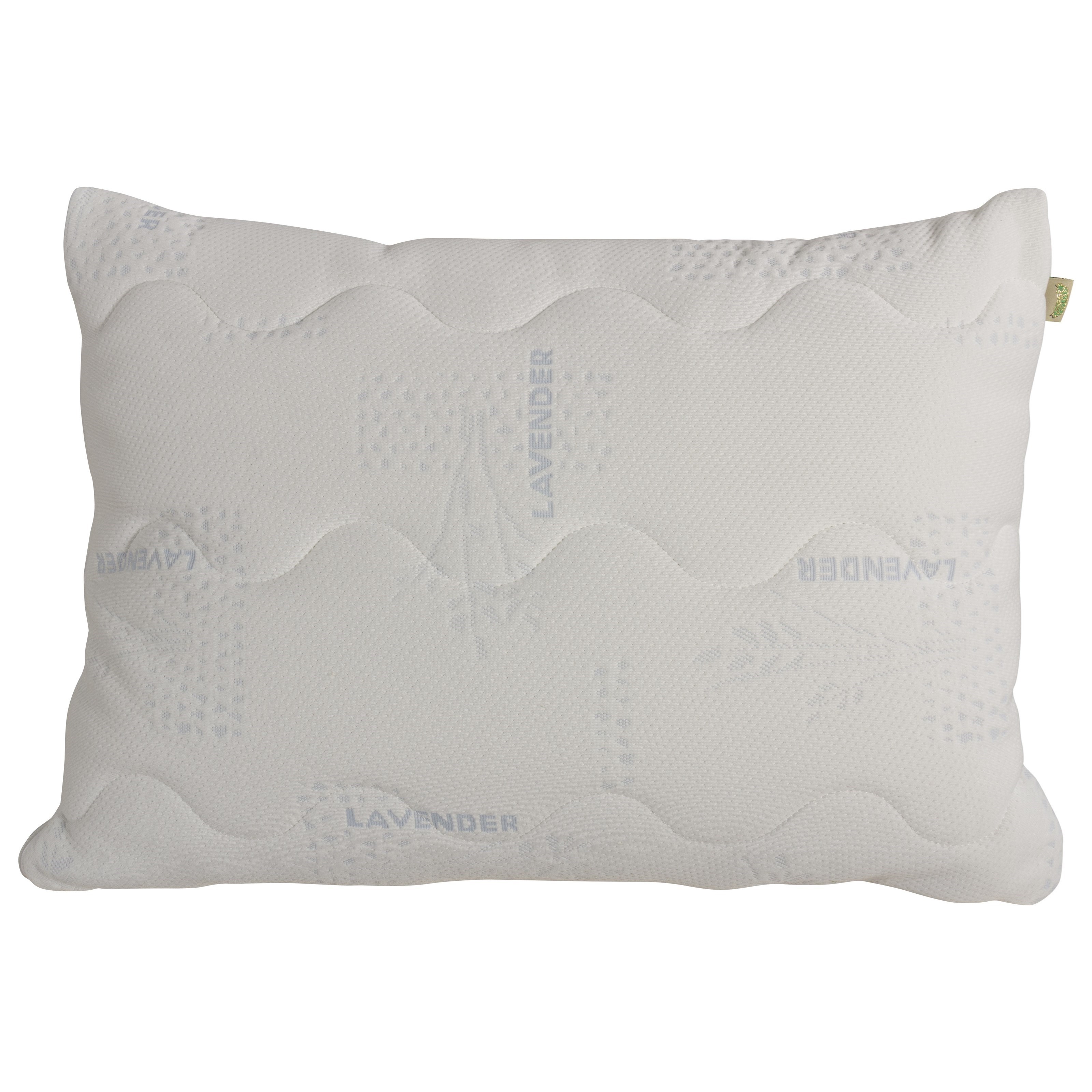 King Koil Natura Lavender Pillow Z005643 Lavender Dual Sided Latex Pillow Nassau Furniture And Mattress Pillows