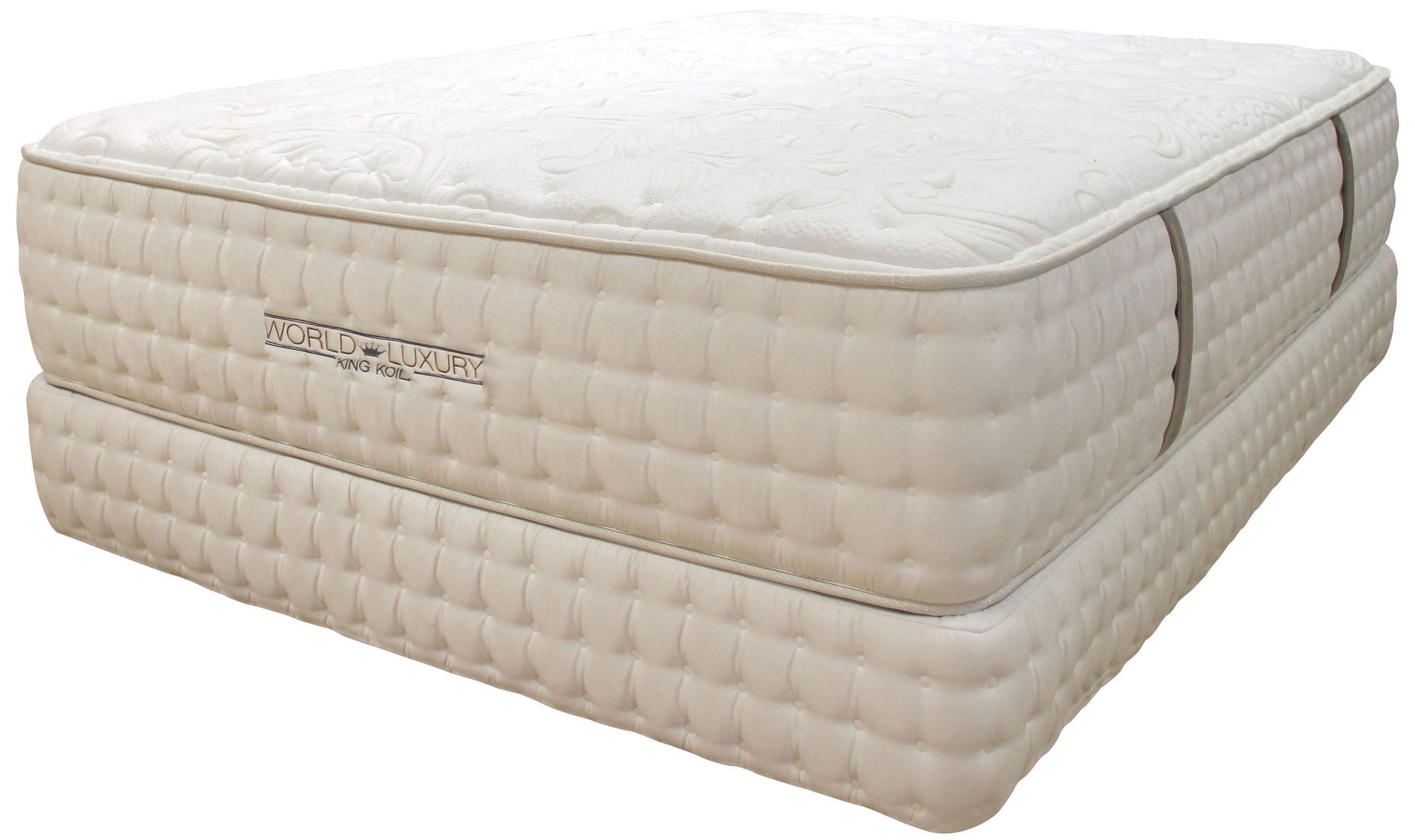King Koil World Luxury Kensington 10522 Q Queen Plush Mattress Nassau Furniture And Mattress Mattress