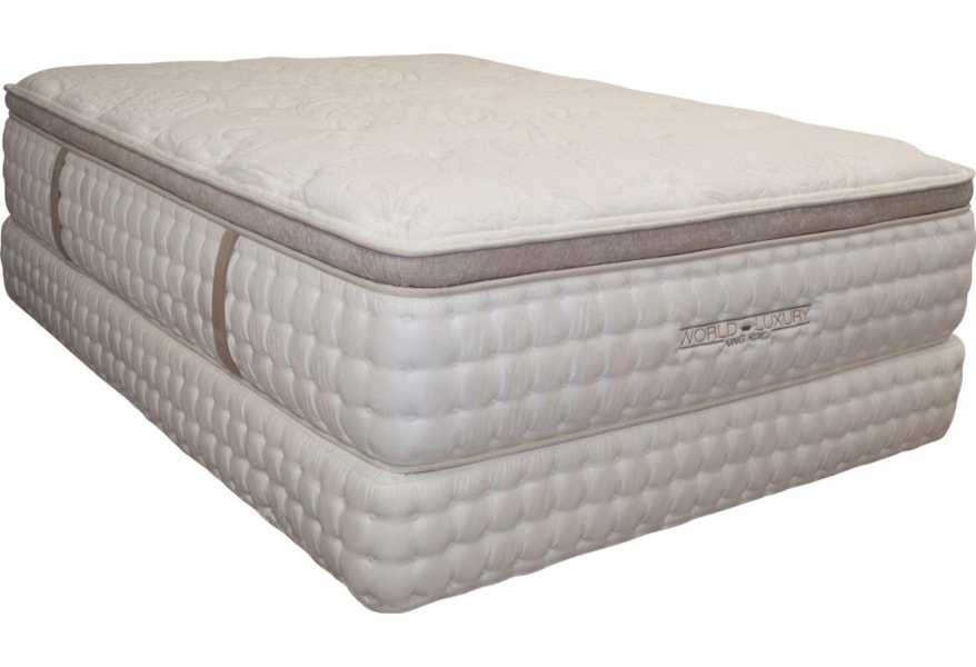 King Koil World Luxury Palermo Queen Luxury Pillow Top Mattress Corner Furniture Mattress