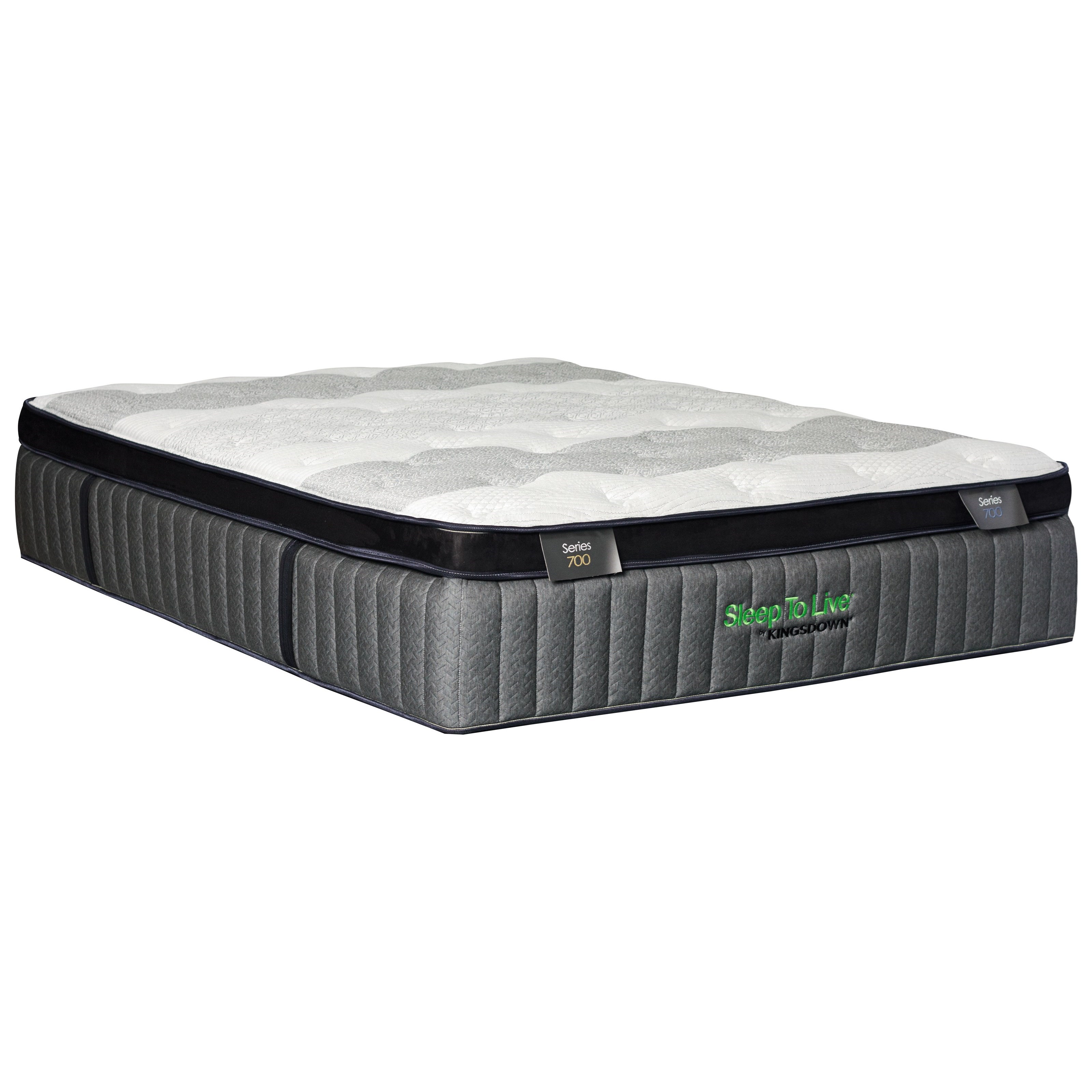 Kingsdown Sleep To Live 700 Green Queen 15 5 Plush Pillow Top