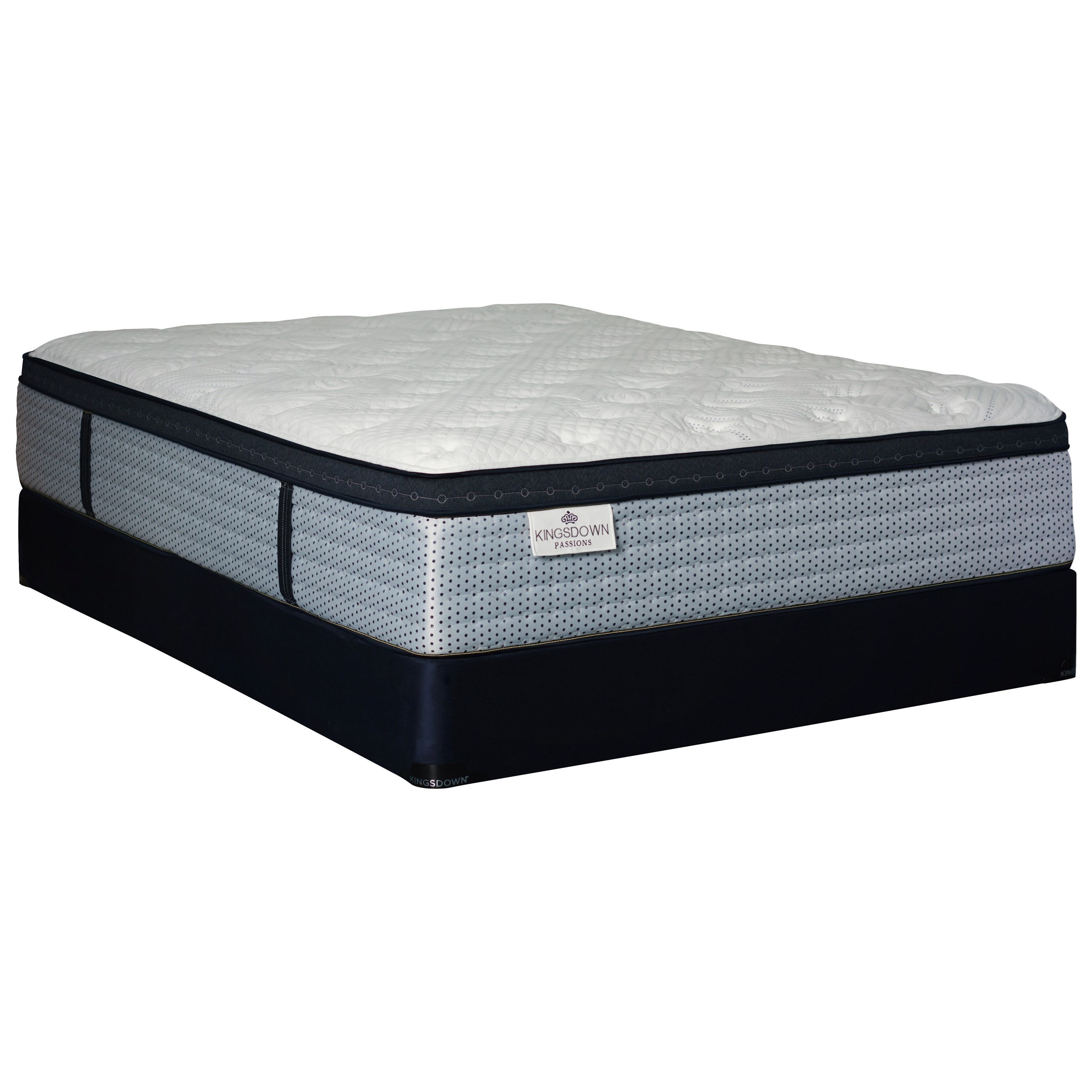 Kingsdown Holloway Et Queen Euro Top Pocketed Coil Mattress And