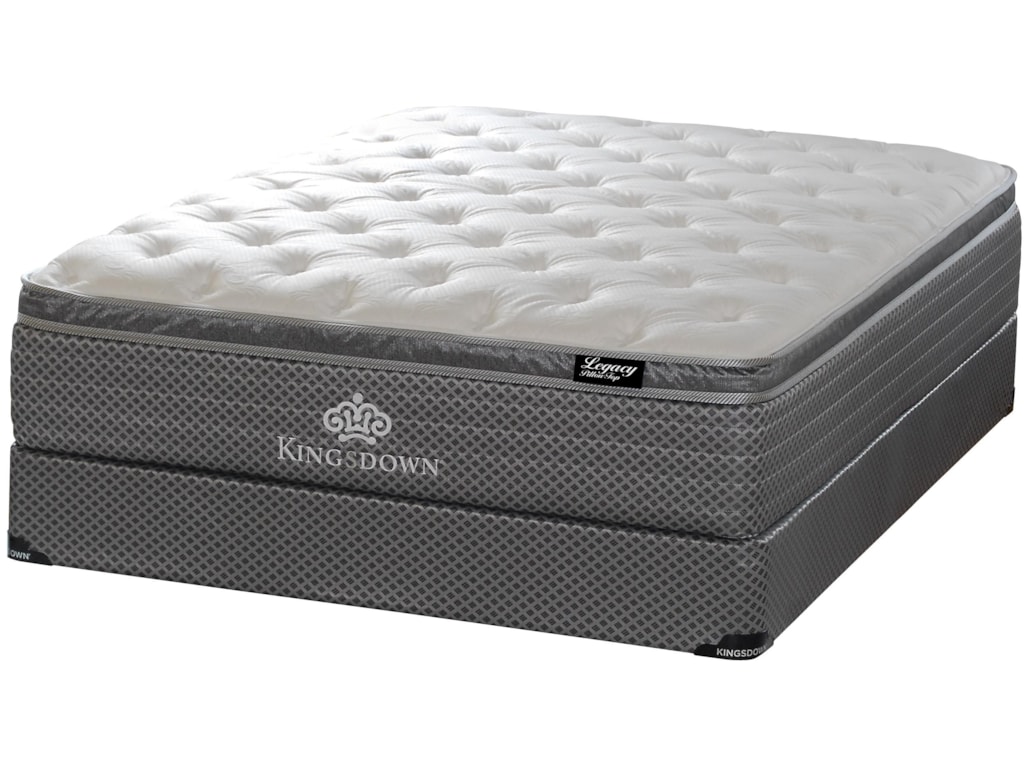Kingsdown Legacy Queen Pillow Top Mattress and Foundation ... Kingsdown Legacy Queen Pillow Top Mattress and Foundation ...