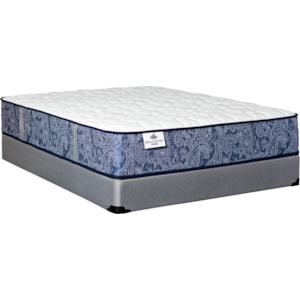 Kingsdown Merrivale Firm 22043 K 2x1591lp Txl King 13 Firm Coil On Coil Mattress And 5 Low Profile Prime Foundation Baer S Furniture Mattress And Box Spring Sets