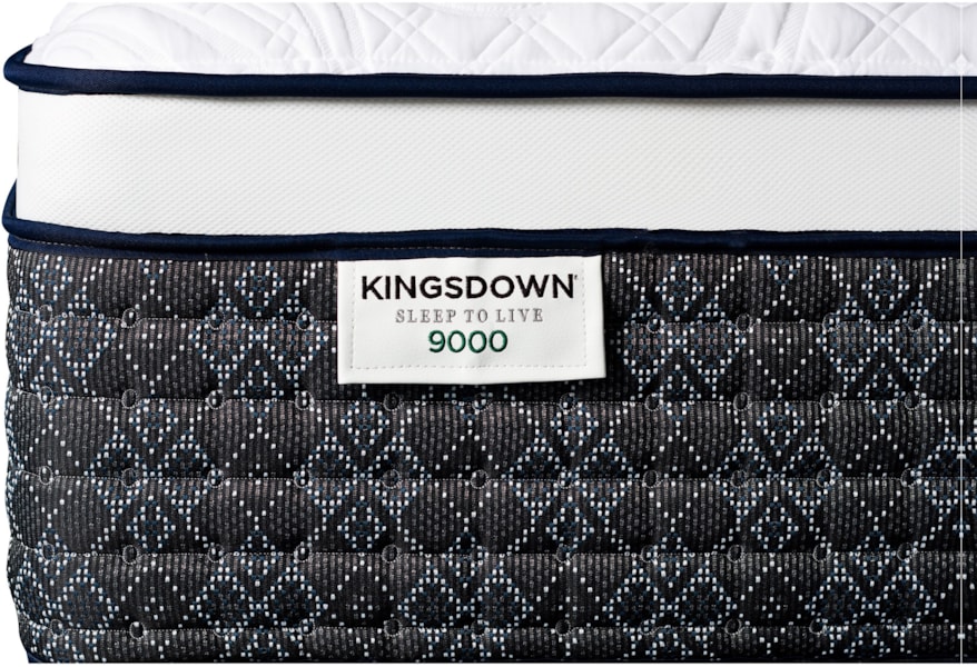 Kingsdown Sleep To Live 9000 Green Red Et Queen Firm Euro Top Pocketed Coil Mattress And Foundation Story Lee Furniture Mattress And Box Spring Sets