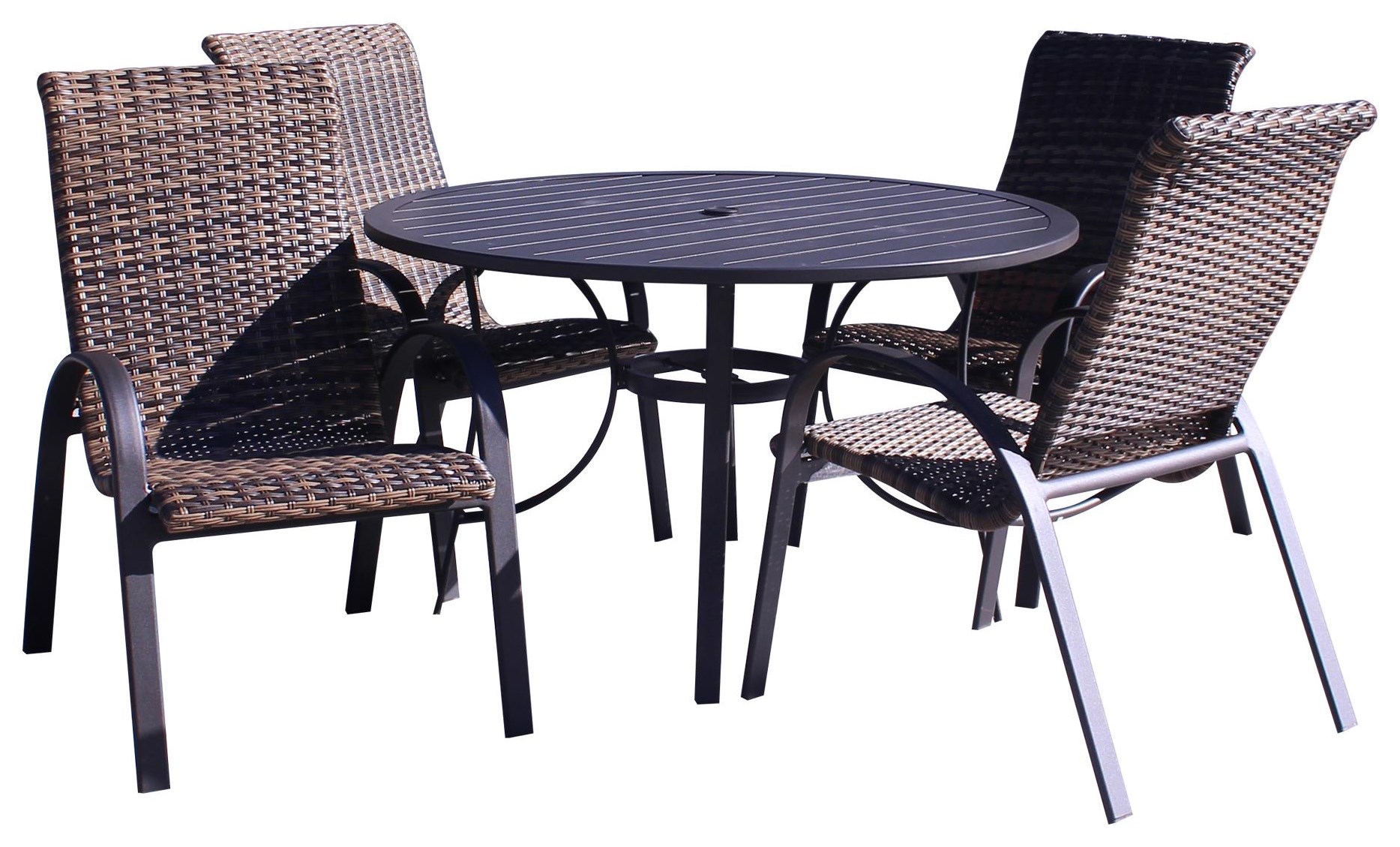 Kingston Casual Portside Woven 48 Inch Table And 4 Dining Chair Johnny Janosik Outdoor Dining Sets See more ideas about dining chairs, woven dining chairs, rattan dining chairs. johnny janosik