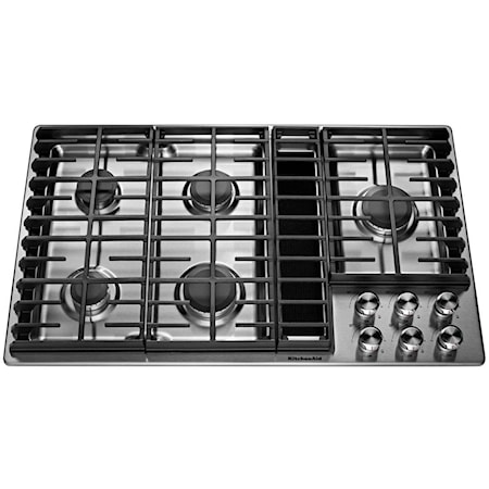 KCGS956ESS by KitchenAid - 36 5-Burner Gas Cooktop with Griddle