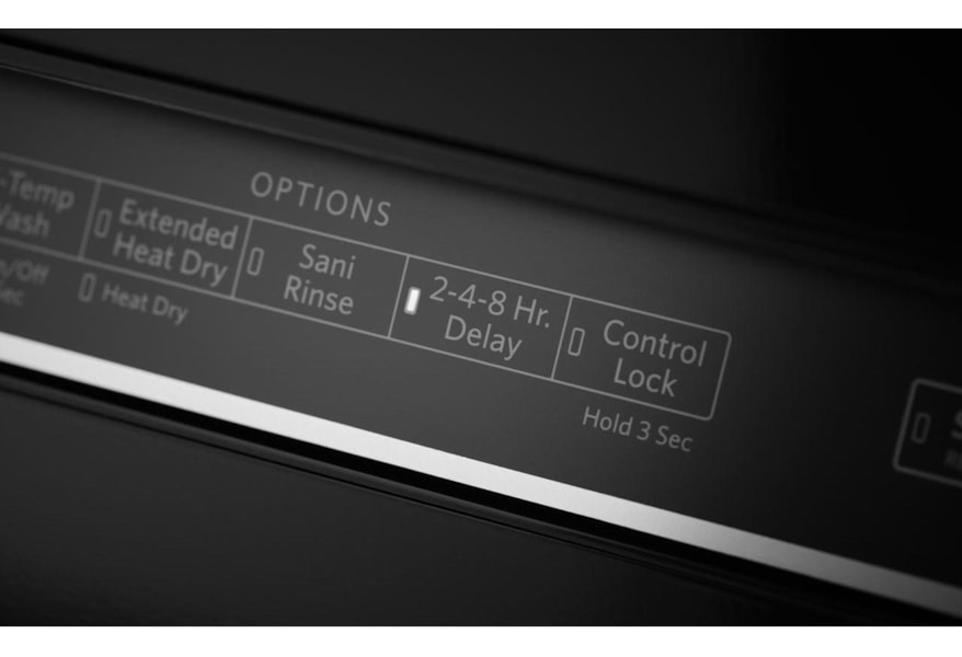 Kitchenaid 46 Dba Dishwasher With Prowash Front Control Pedigo Furniture Dishwasher Built In