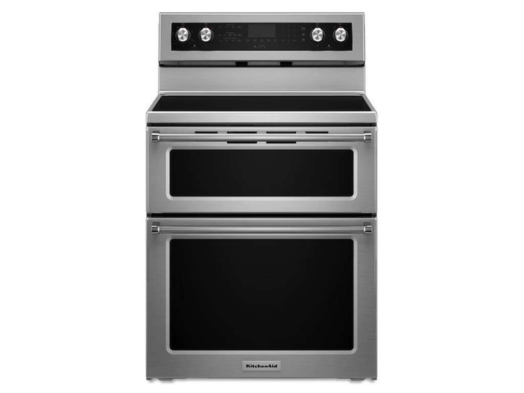 Kitchenaid Kfed500ess30 Inch 5 Burner Electric Double Oven 30 Inch 5 Burner Electric Double Oven Convection Range By Kitchenaid