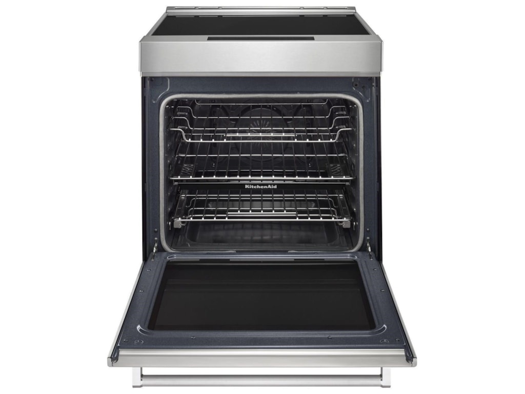 Kitchenaid Ksib900ess30 Inch 4 Element Induction Slide In Convection Kitchenaid Electric Ranges30 Inch 4 Element Induction Convection Range