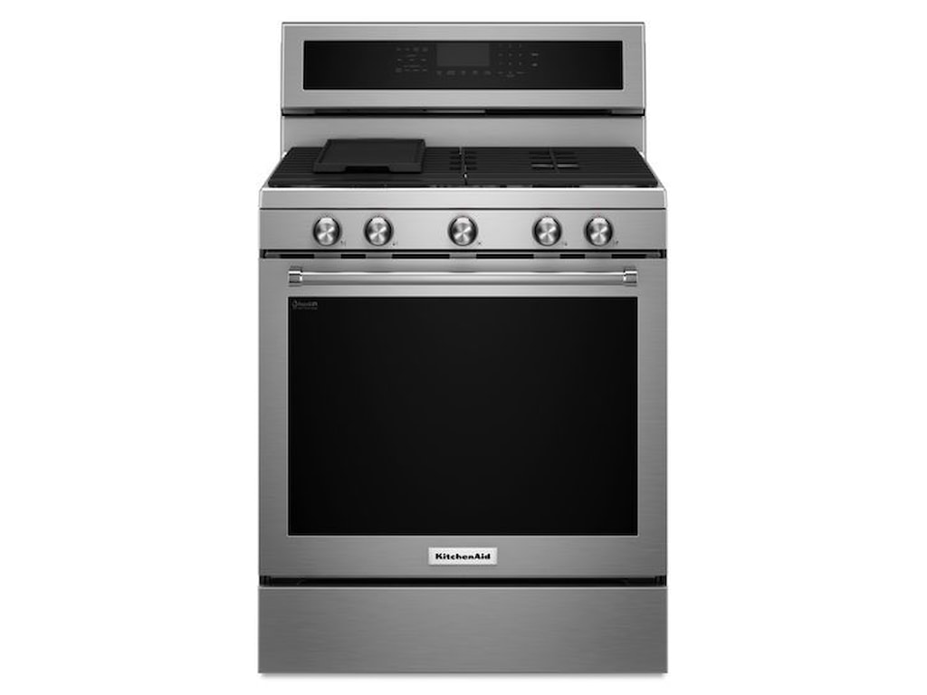 Kitchenaid Kfgg500ess30 Inch 5 Burner Gas Convection Range With Even Kitchenaid Gas Ranges30 Inch 5 Burner Convection Range