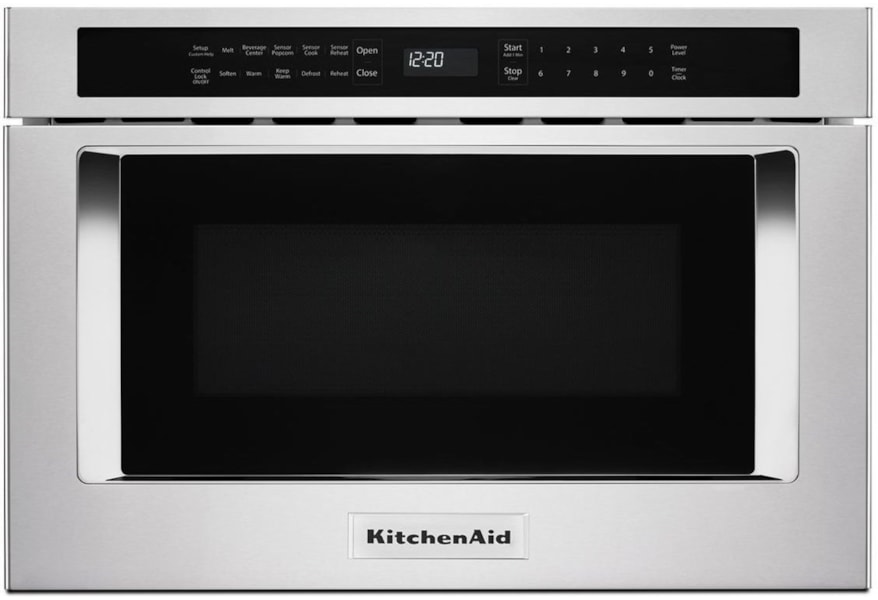 Kitchenaid Kmbd104gss 24 Under Counter Microwave Oven Drawer Furniture And Appliancemart Microwaves Built In