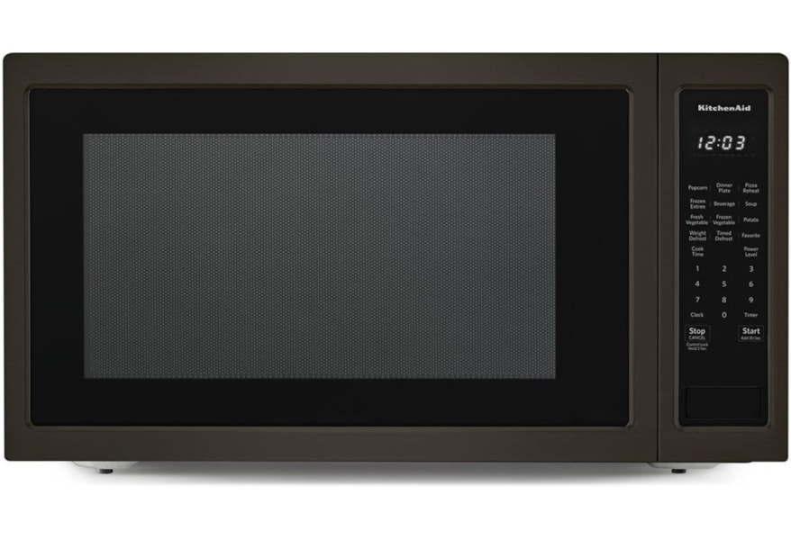 Kitchenaid Kmcs3022gbs 24 Countertop Microwave Oven 1200 Watt