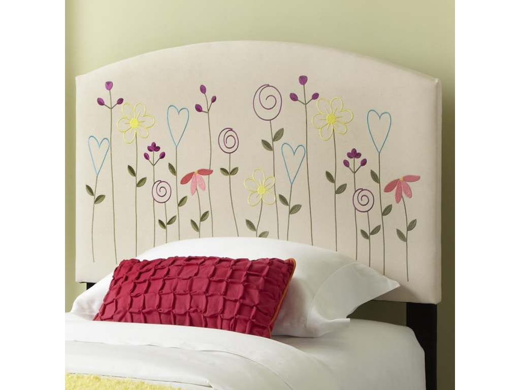 Kourtney Twin Flower Headboard Miskelly Furniture Headboards