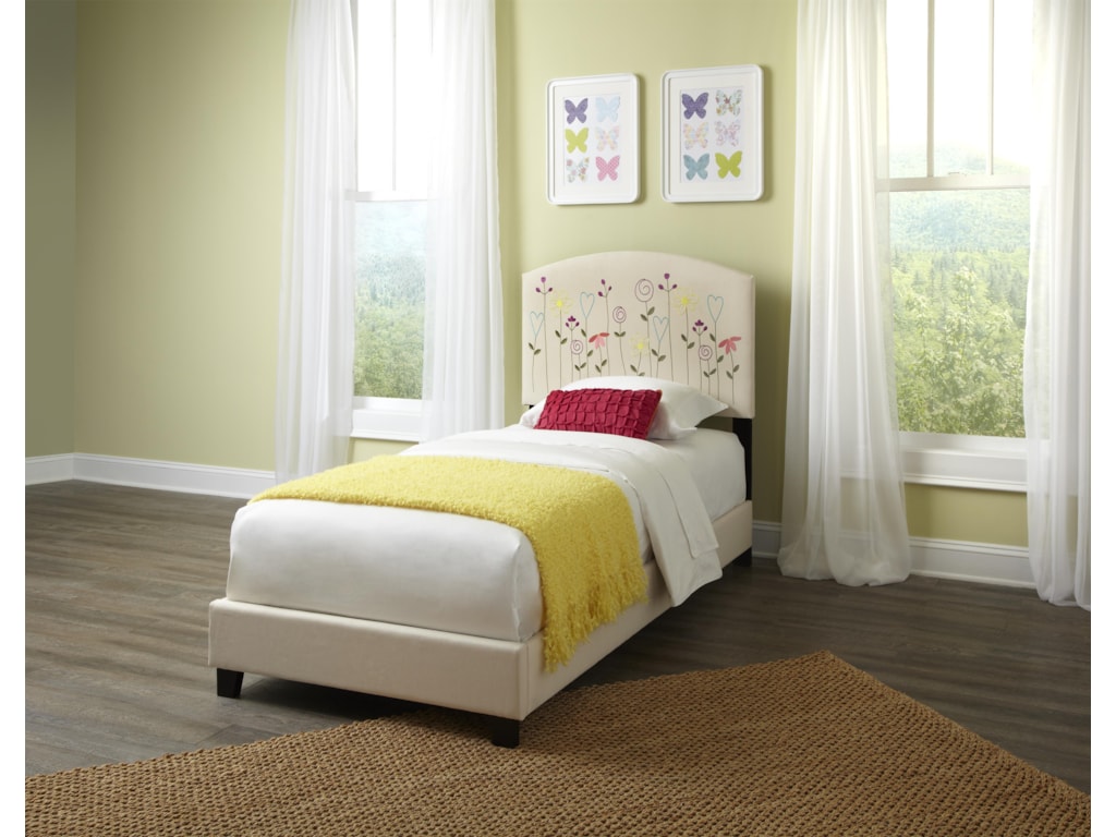 Kith Furniture KourtneyTwin Flower Headboard