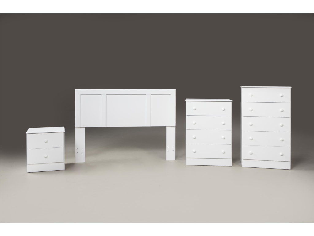 Kith Furniture 193 WhiteTwin Headboard