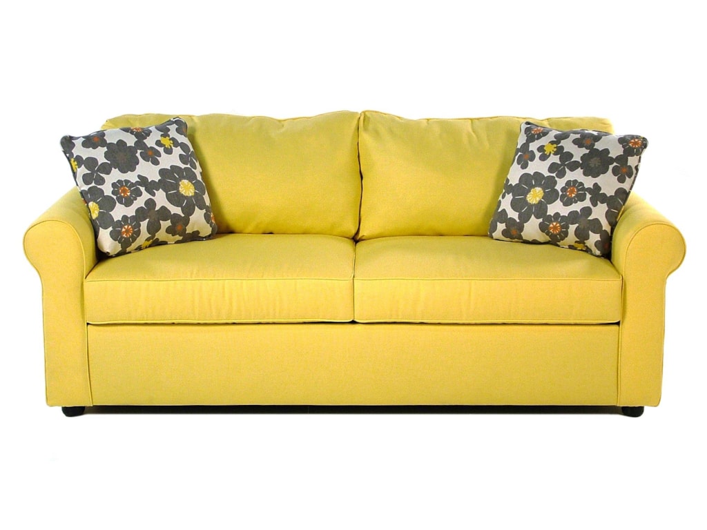 Sunburst Dreamquest Queen Sleeper Sofa With Rolled Arms By Simple Elegance At Rotmans