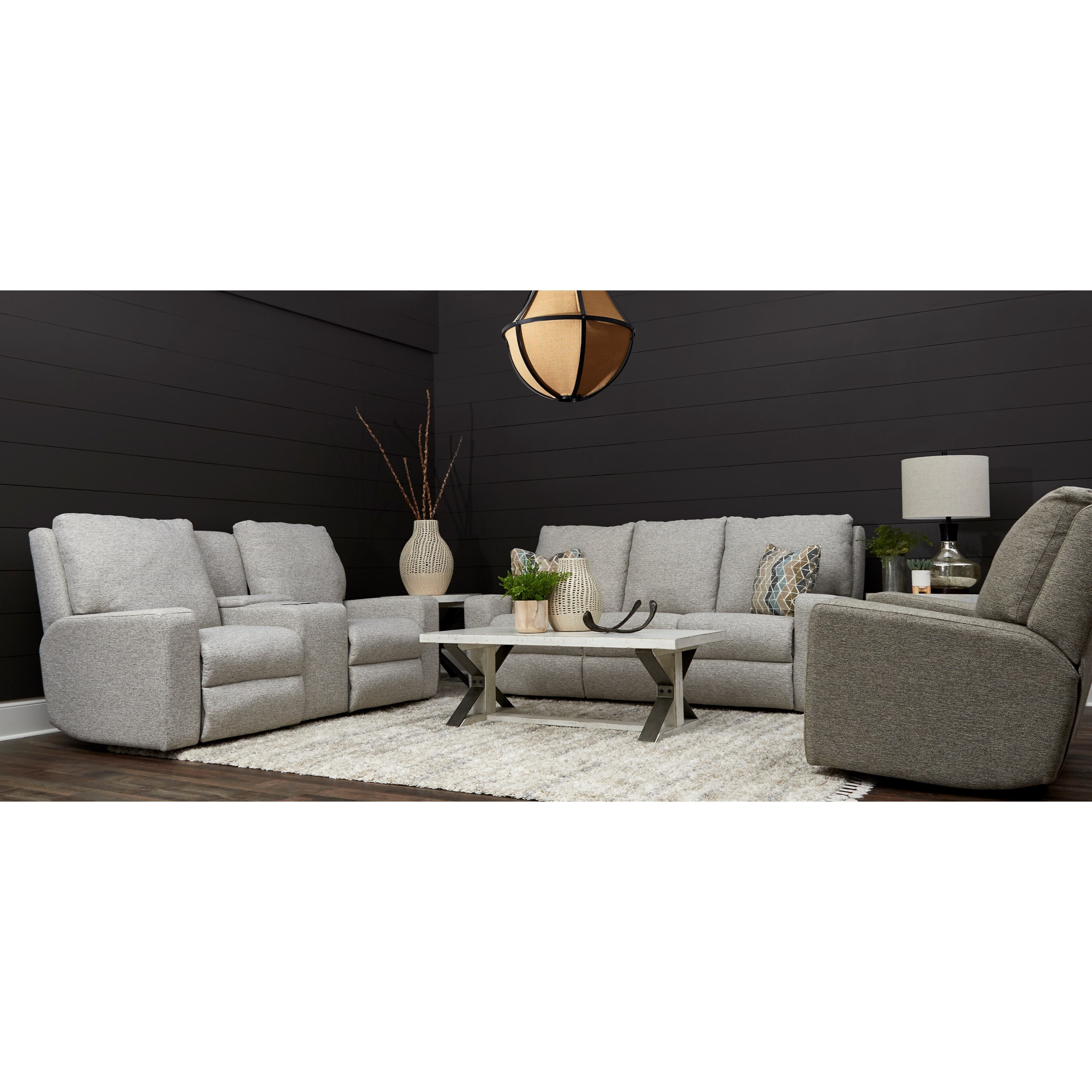 Klaussner Alliser Contemporary Swivel Rocking Reclining Chair