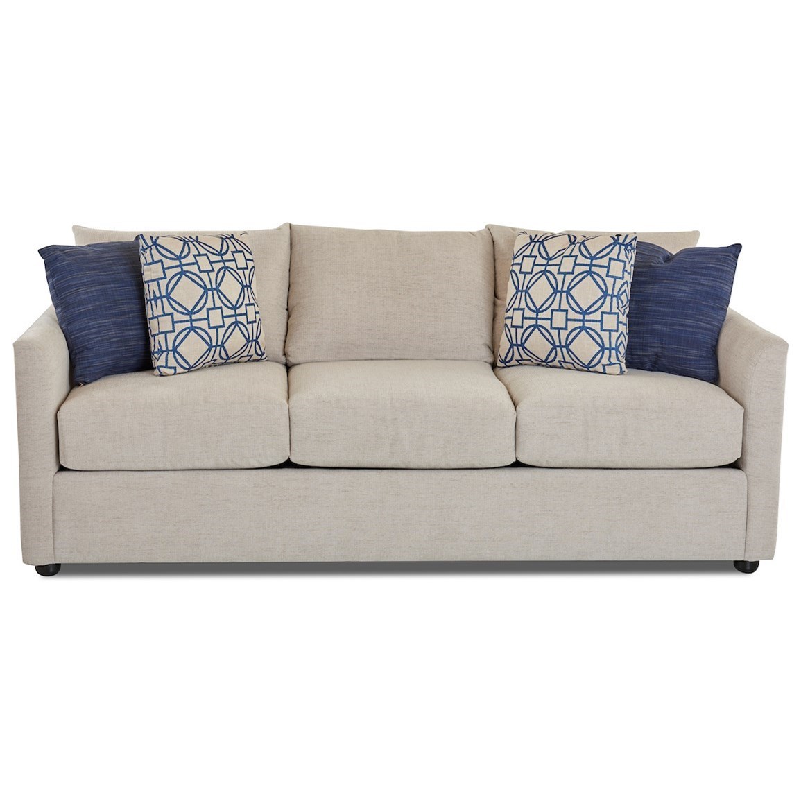 Klaussner Atlanta Transitional Sleeper Sofa w/ Innerspring ...