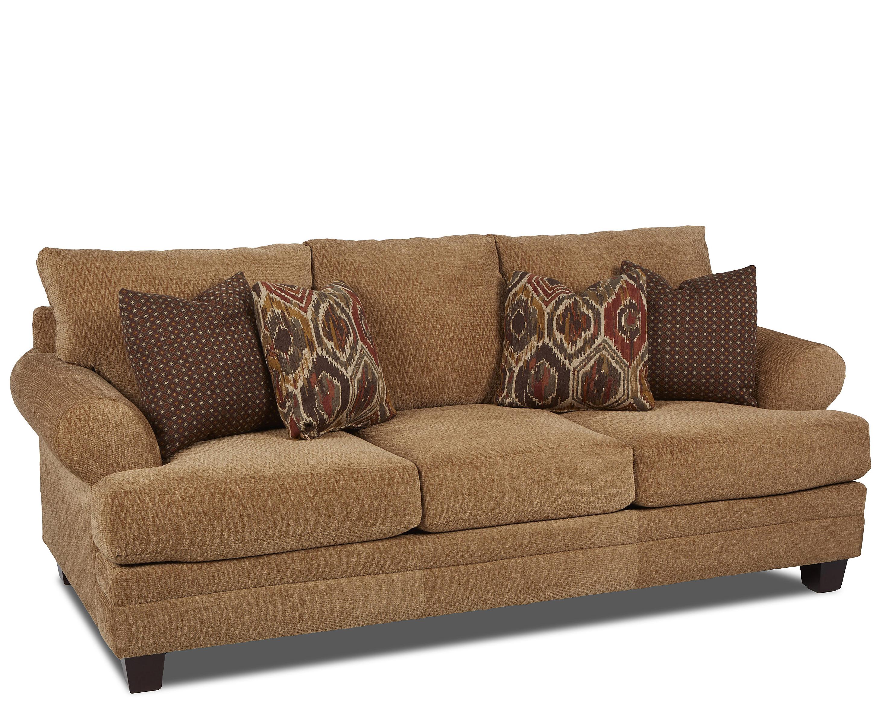 Klaussner Avery K14800 S Casual Sofa With Attached Back Pillows