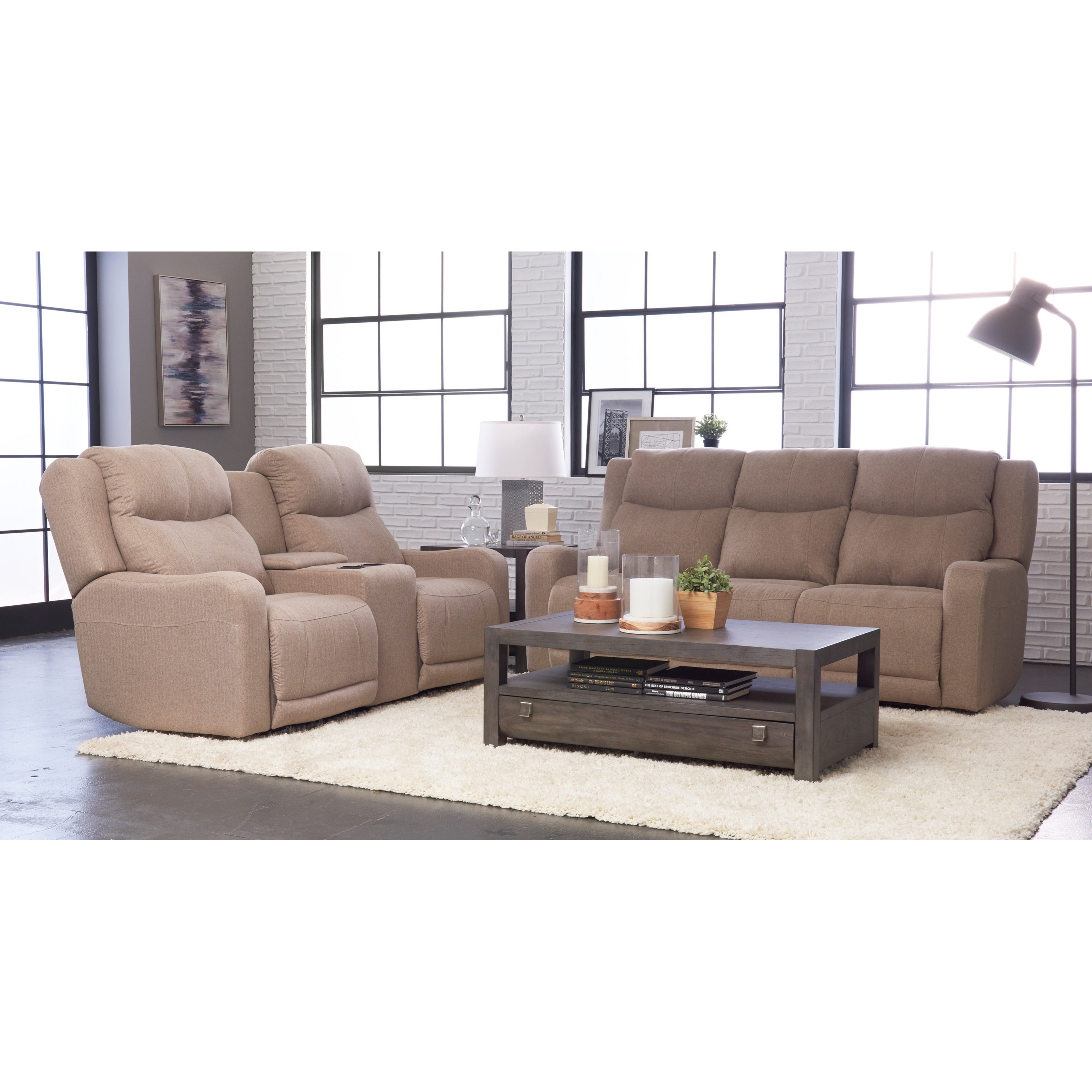 Klaussner Barnett Reclining Living Room Group Hudson S Furniture