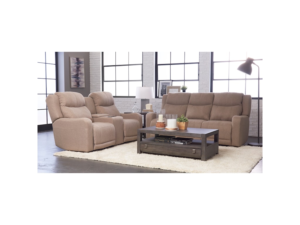 Klaussner Barnett Reclining Living Room Group Hudson S Furniture
