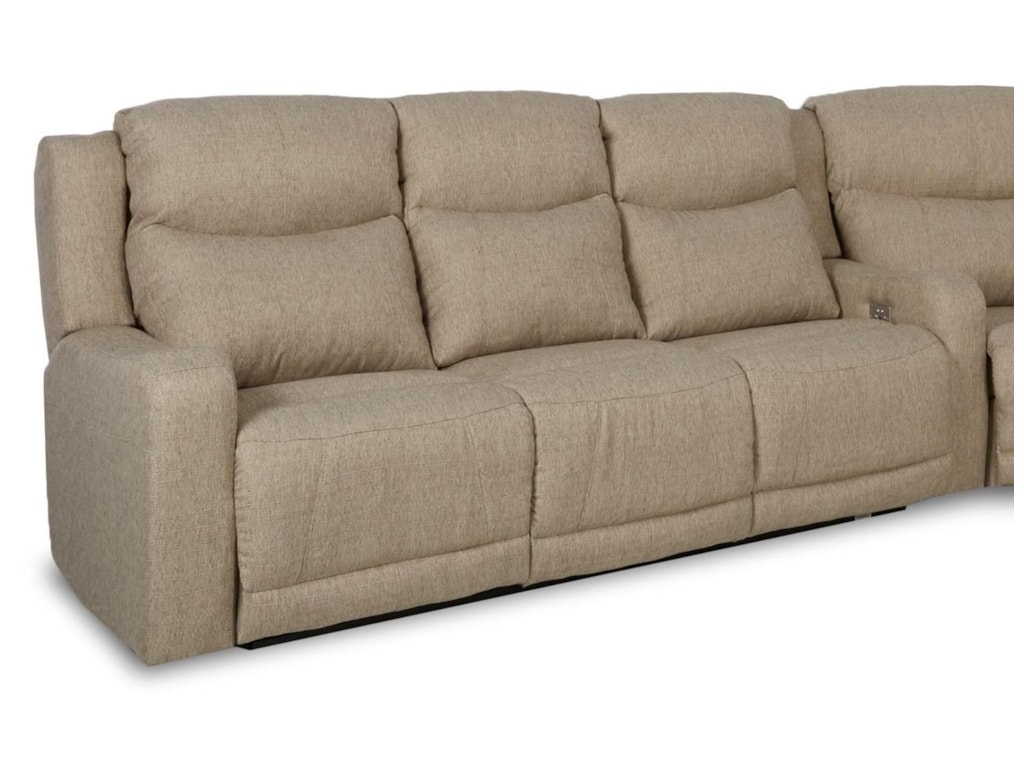 Klaussner BarnettPower Reclining Sofa w/ Pwr Headrest