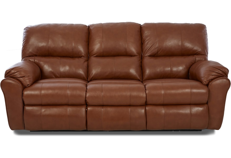 Klaussner Bateman Casual Reclining Sofa With 2 Recliners Reclining Sofa With 2 Recliners
