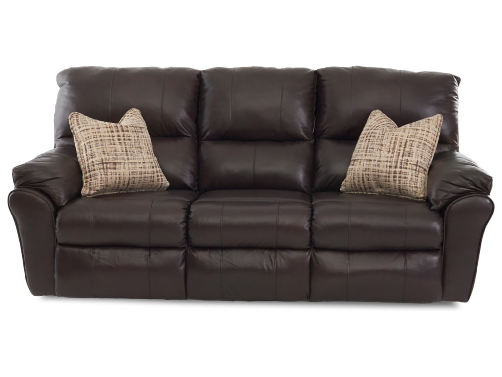 Klaussner Bateman Lv64703p Pw3rs Casual Reclining Sofa With