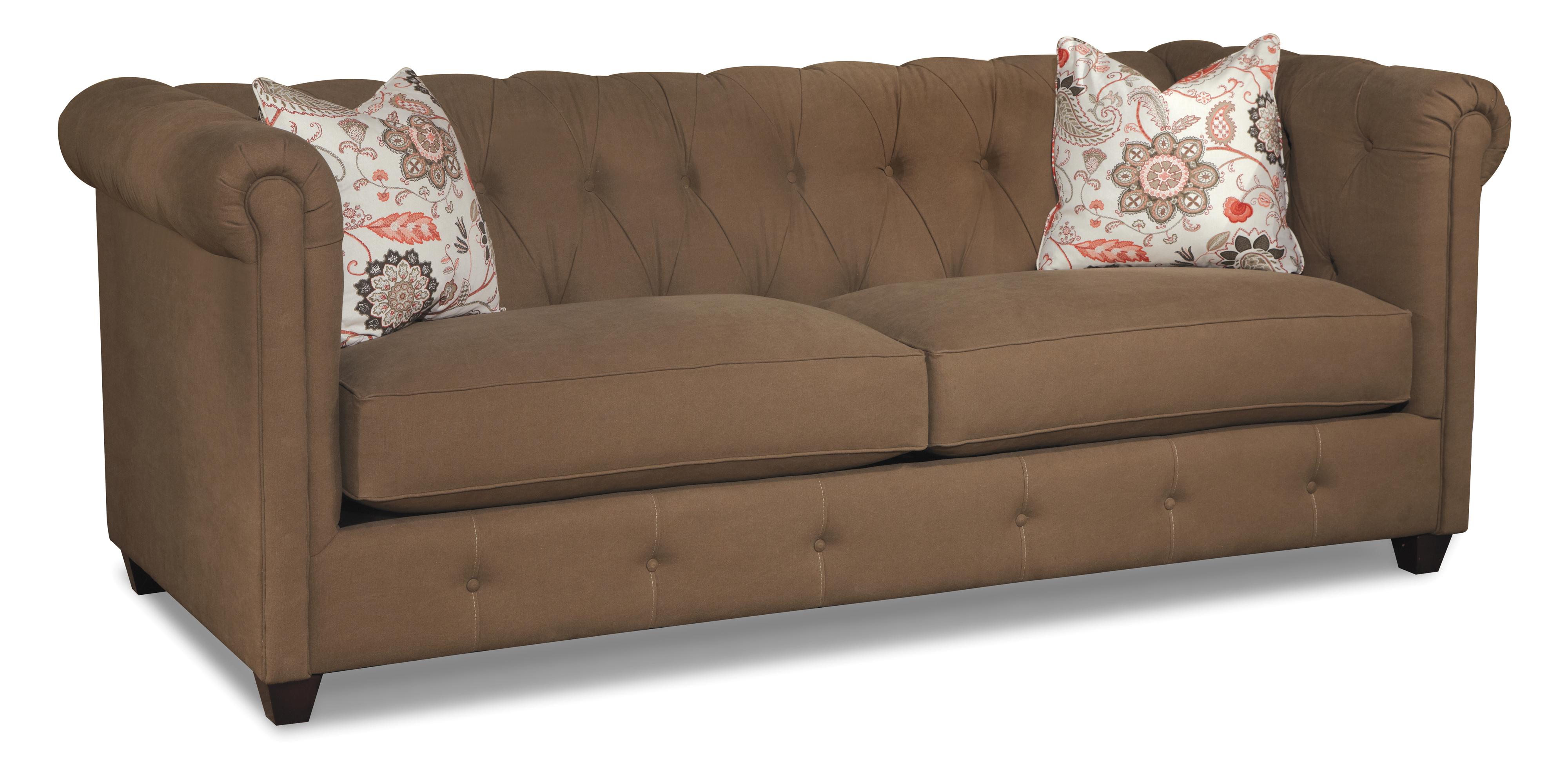 Klaussner Beech Mountain D45200 S Traditional Chesterfield Sofa