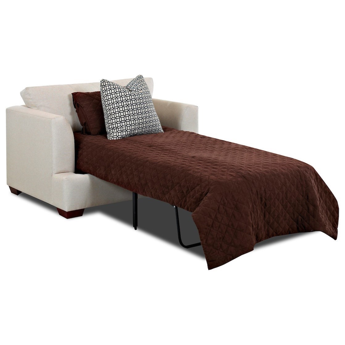 Klaussner Bentley D92200 Acsl Contemporary Oversized Chair Sleeper