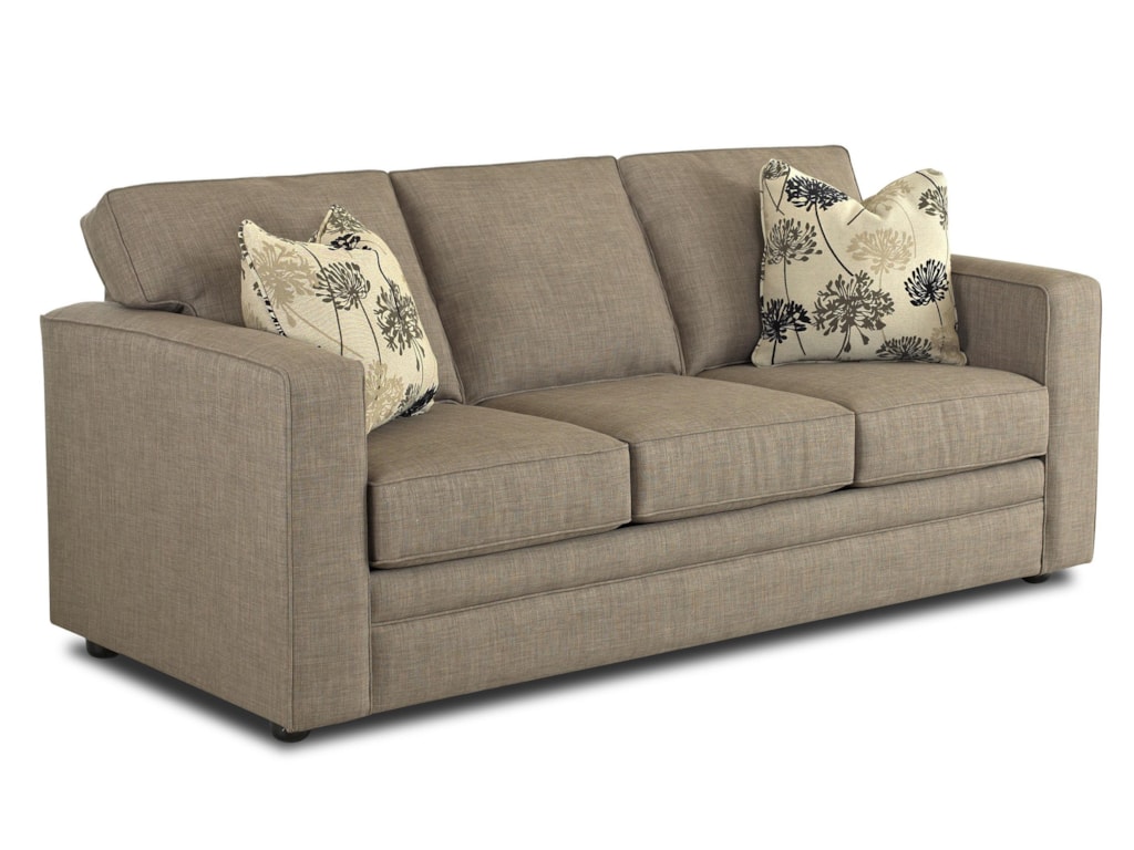 Klaussner BergerQueen Sleeper w/ MemoryFoam Matt