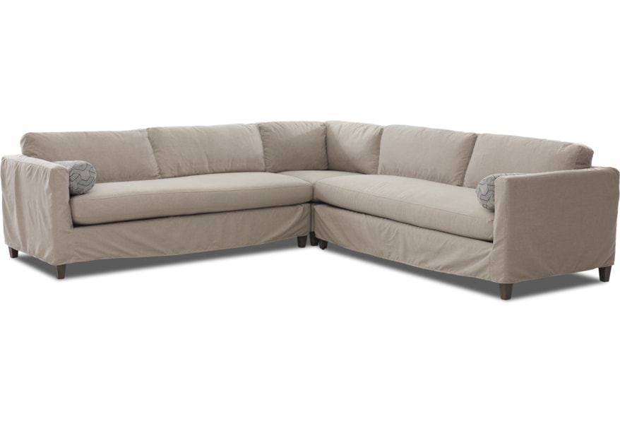 Brinley 3 Piece Slipcover Sectional Brinley 3 Piece Slipcover Sectional