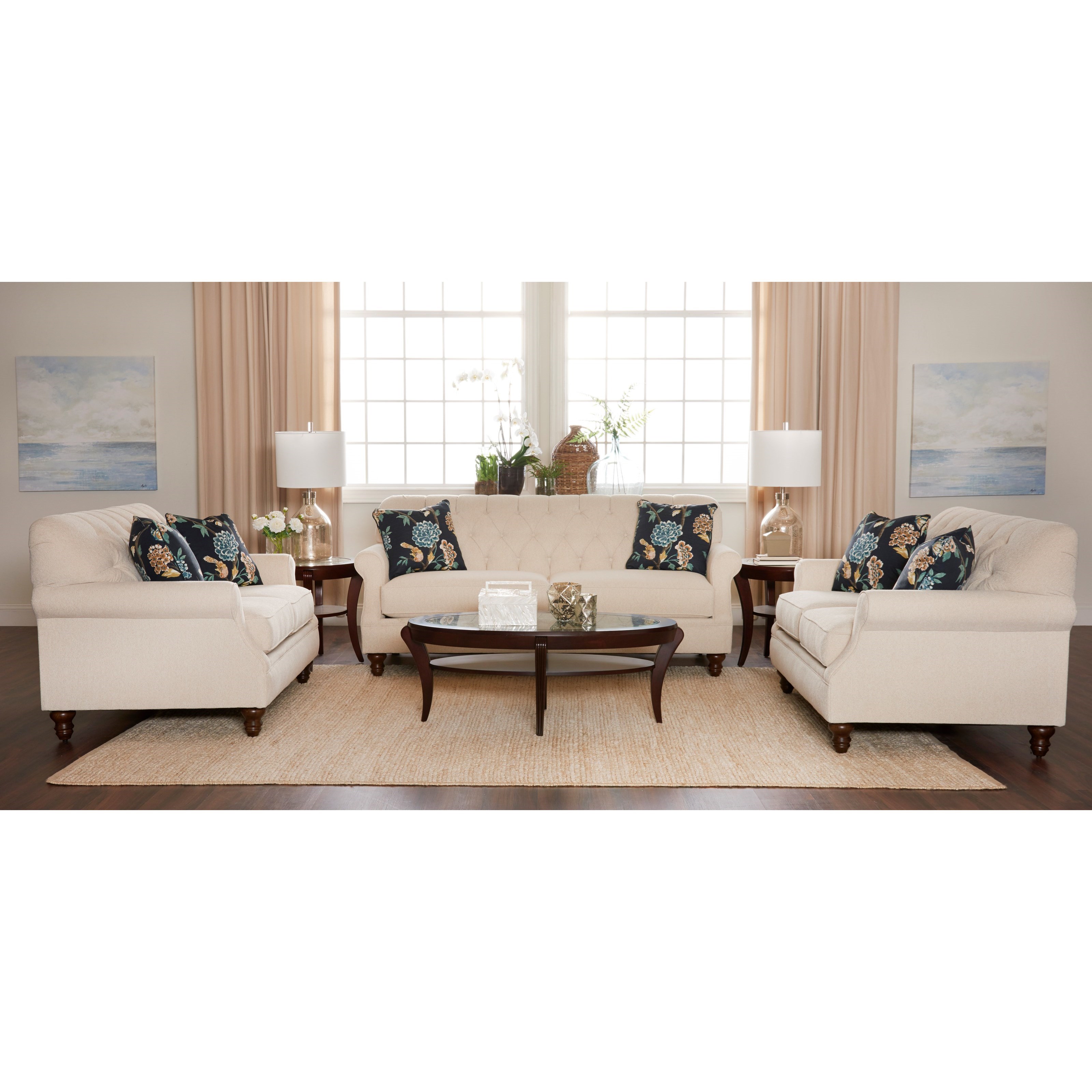 Klaussner Burbank Living Room Group Catalog Outlet Stationary